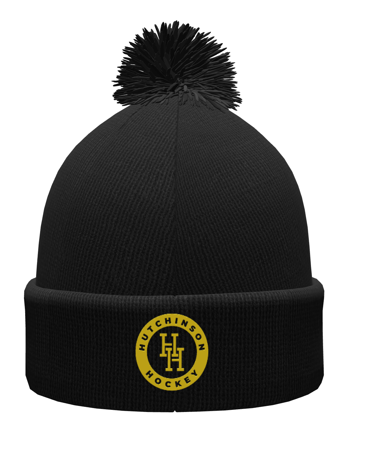 HH Embroidery - Solid Knit Cap with Cuff