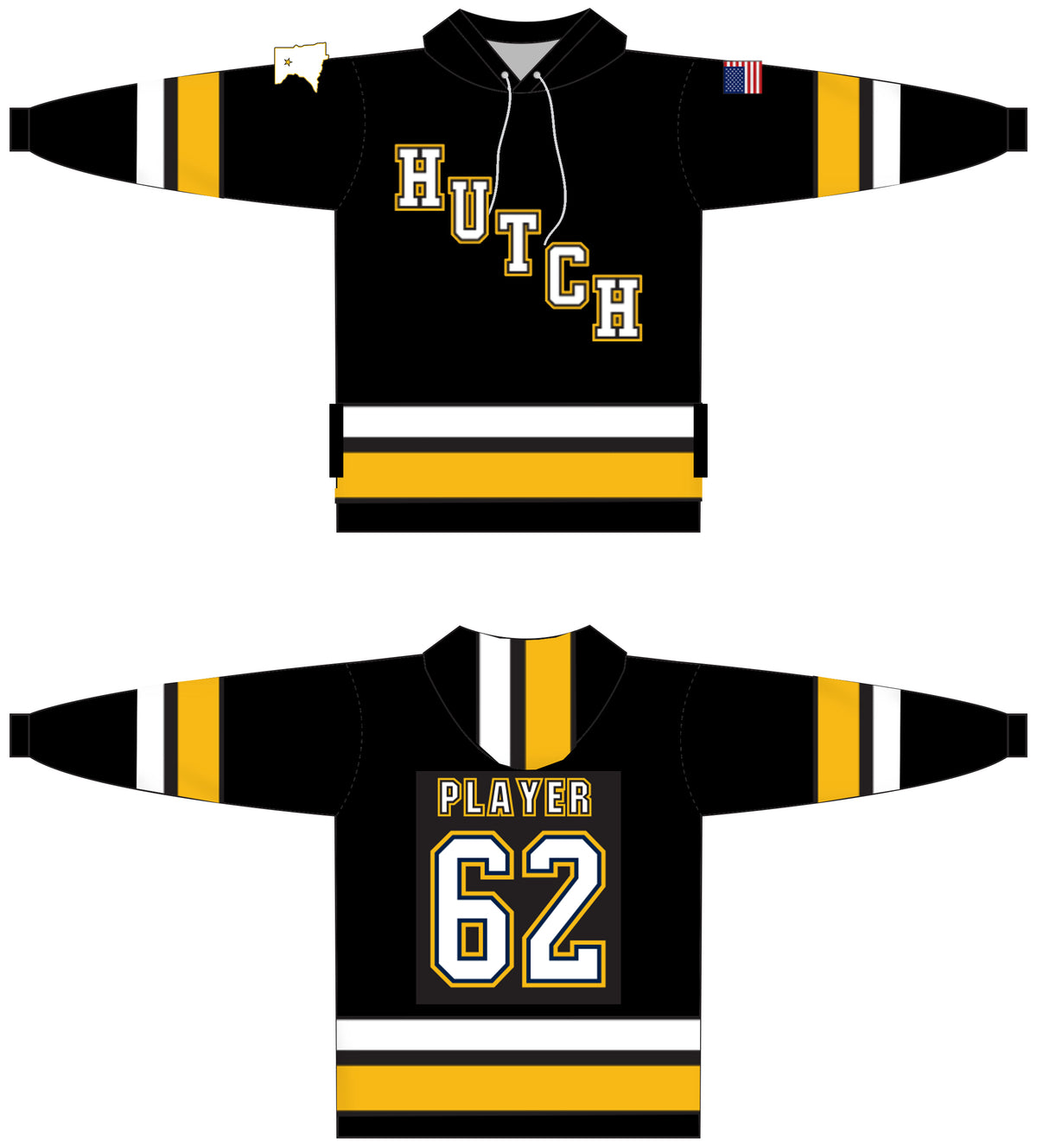 HHA - Sublimated Hockey Fleece Hoodie - Adult/Youth - LONGER LEAD TIME*