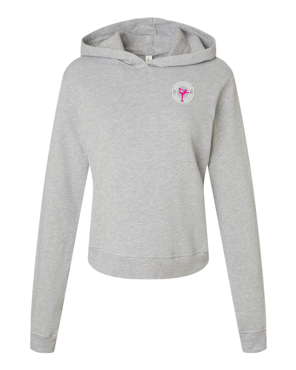 HFSA - Hooded Cropped Embroidered Sweatshirt - Women's