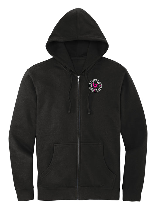 HFSA - Embroidered Full Zip Fleece Hooded Sweatshirt - Adult/Youth