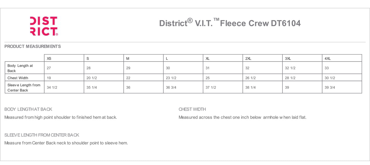 HFSA - Fleece Crew Neck Sweatshirt - Adult/Youth