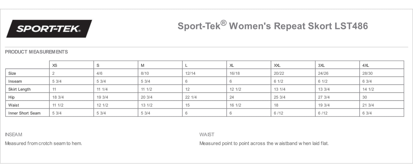 Middle School Golf - Skort - Womens
