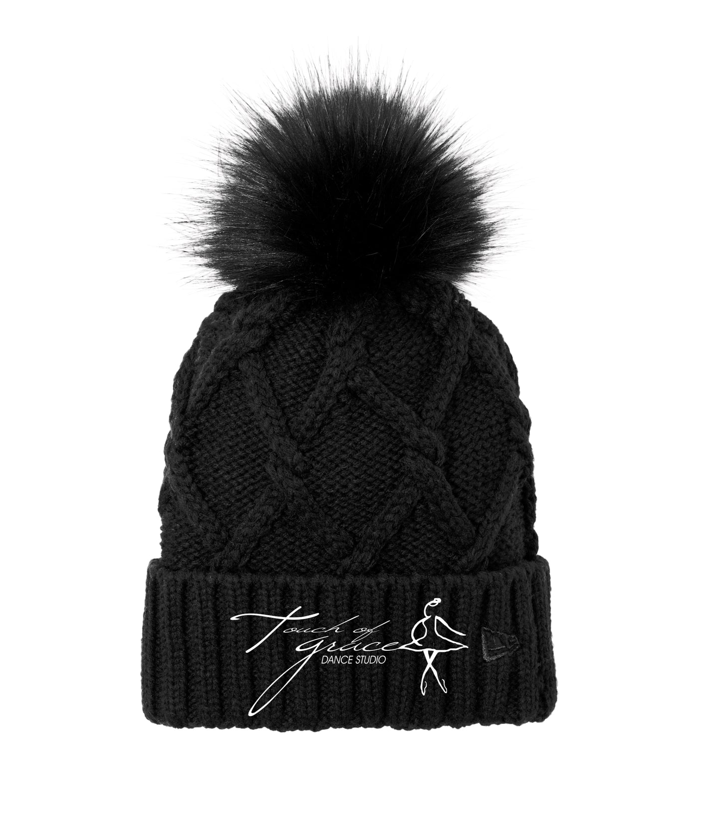 Touch of Grace - Faux Fur Pom Beanie - OSFM