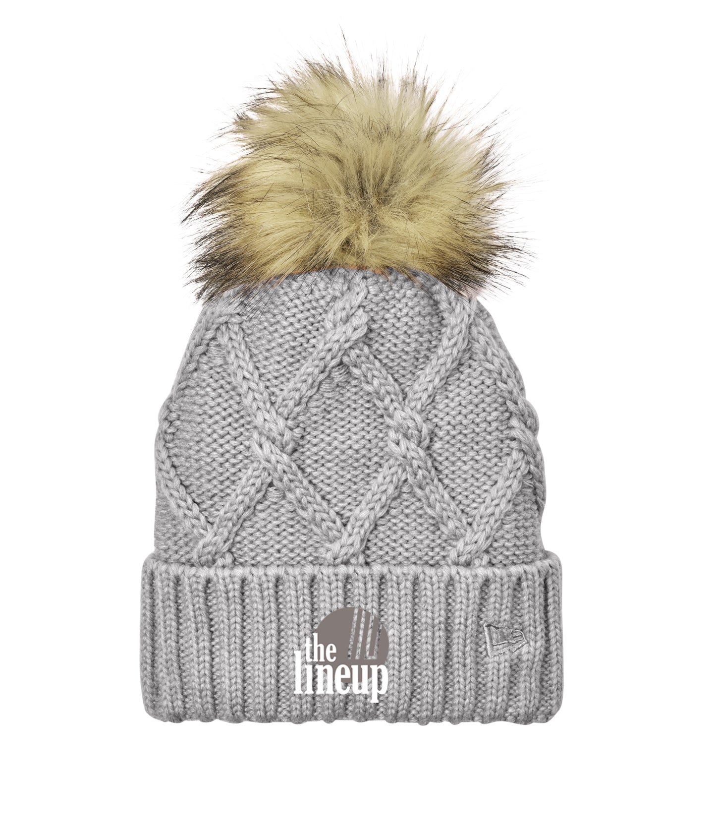 The Lineup - Faux Fur Pom Beanie (NE911) OSFM