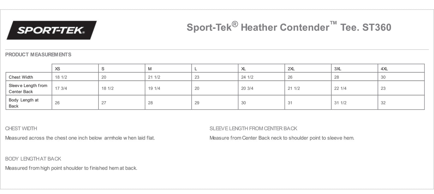 HHA - Printed Performance Tee -Adult/Youth