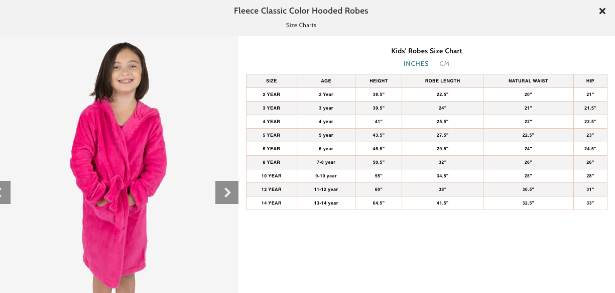 HFSA - Embroidered Cozy Robe - Girl's