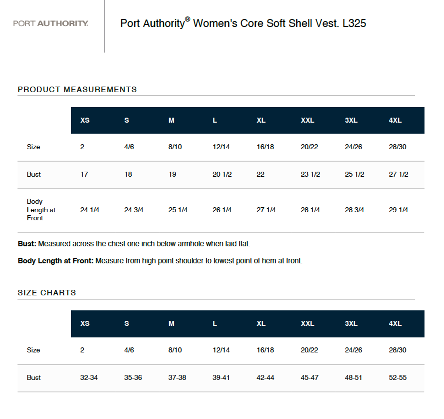 The Lineup - Soft Shell Vest - Men's/Women's (J325/L325)