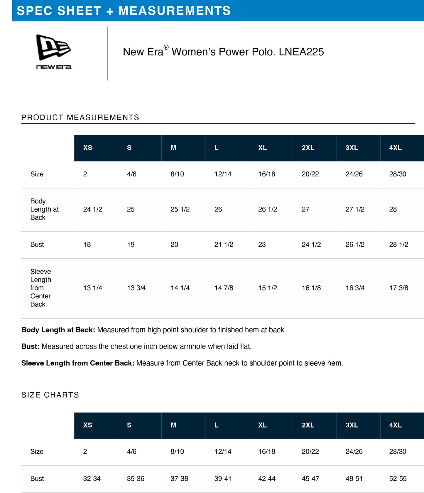 The Lineup- New Era Polo - Men's/Women's (NEA225/LNEA225)