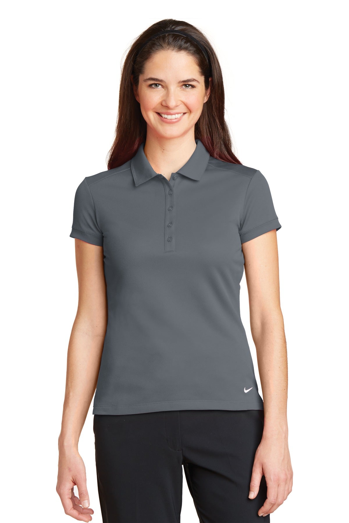 Ladies Dri-FIT Solid Icon Pique Modern Fit Polo