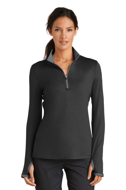 Ladies Dri-FIT Stretch 1/2-Zip Cover-Up
