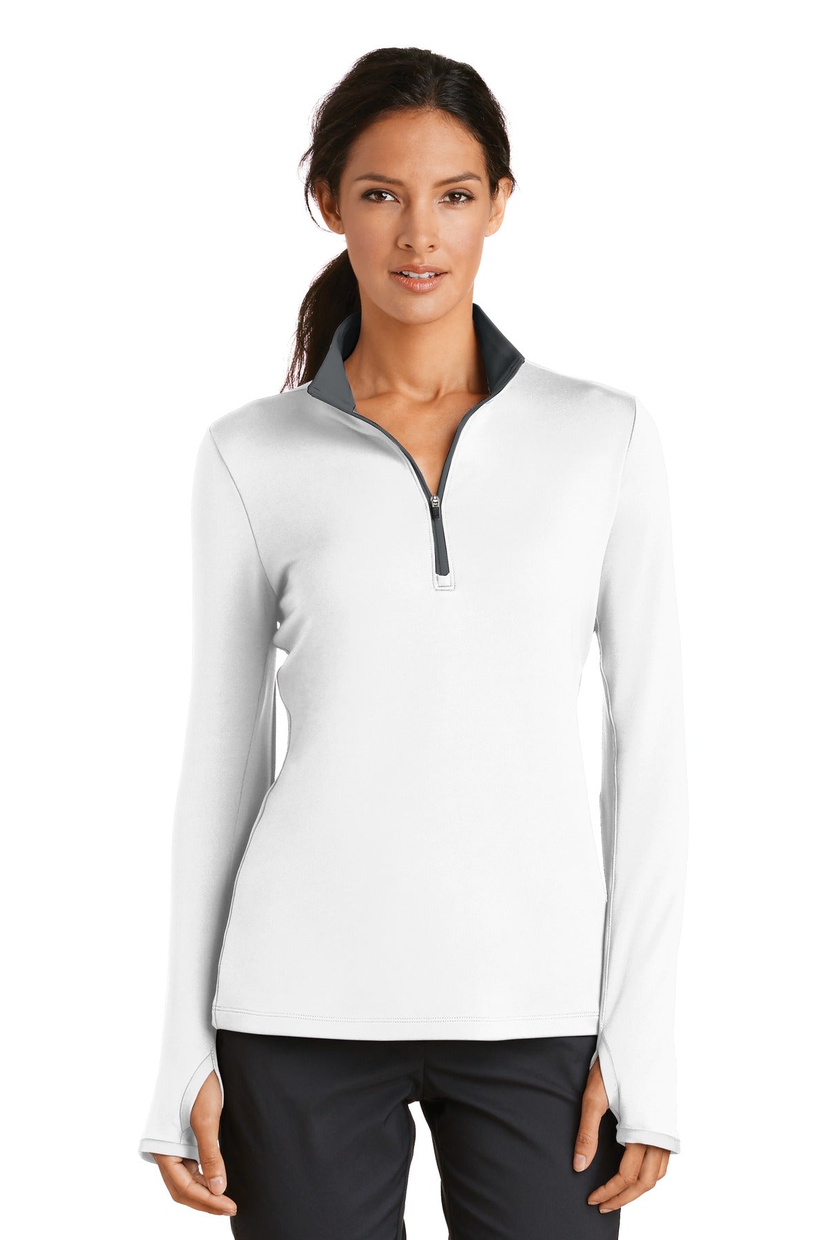 Ladies Dri-FIT Stretch 1/2-Zip Cover-Up