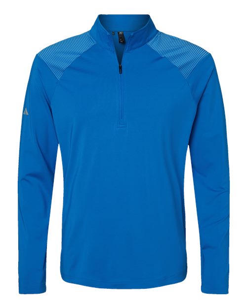 Shoulder Stripe Quarter-Zip Pullover