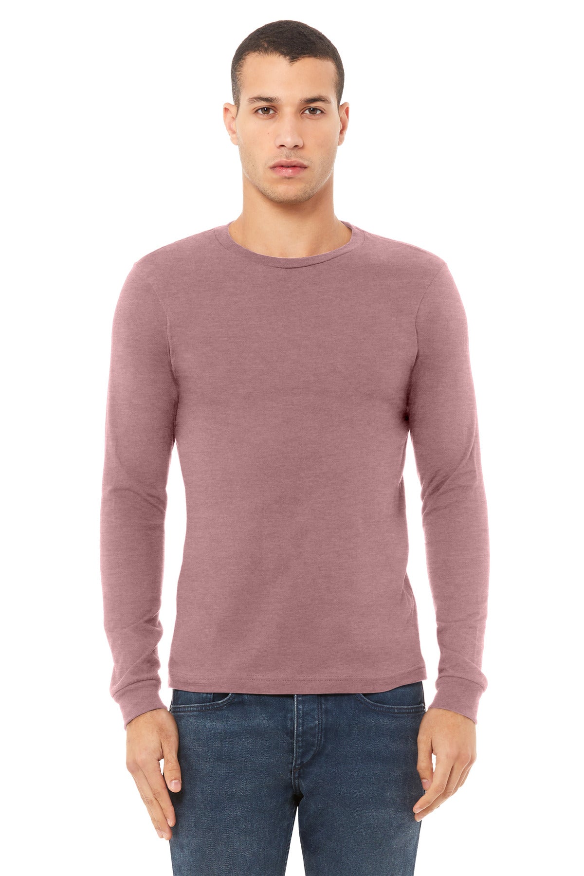 Unisex Heather CVC Long Sleeve Tee