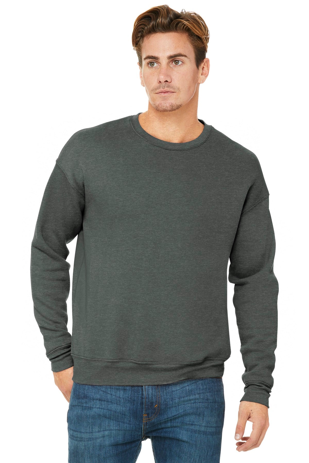 Unisex Sponge Fleece Drop Shoulder Sweatshirt