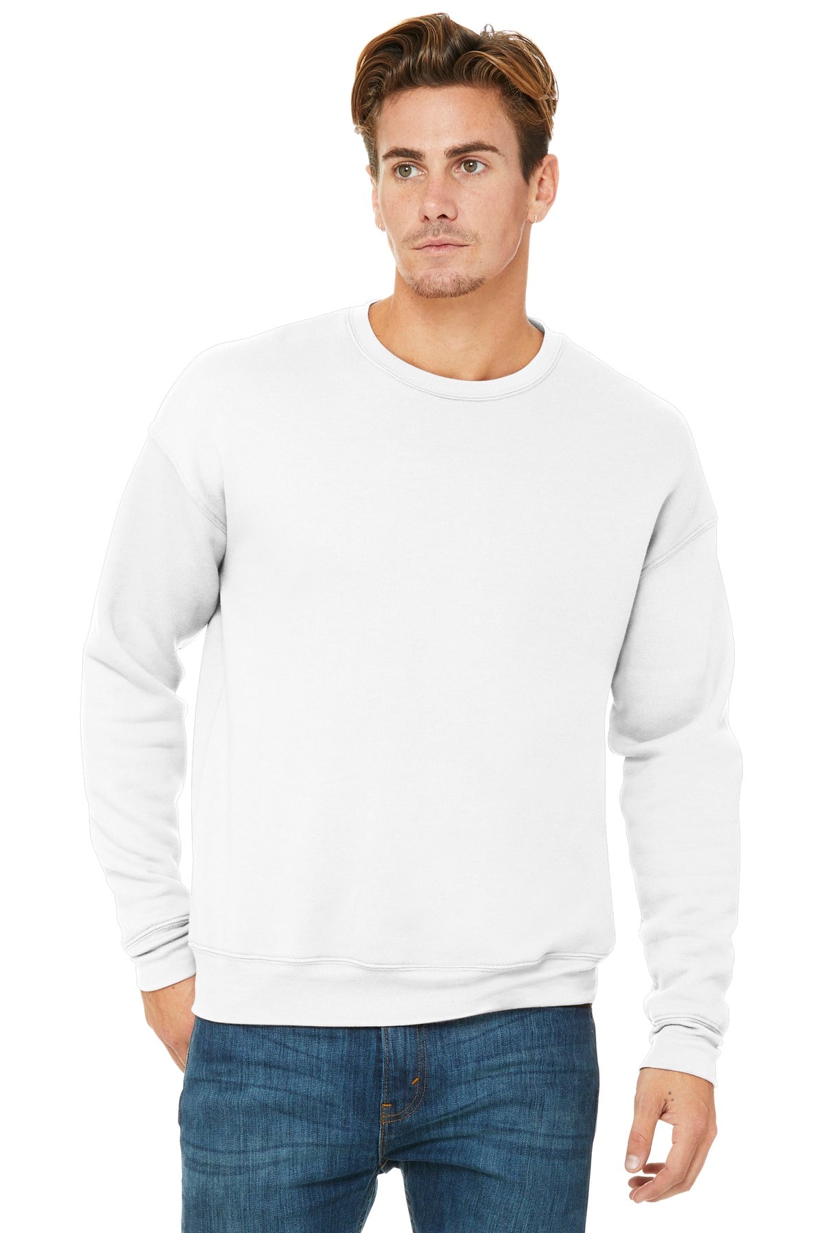 Unisex Sponge Fleece Drop Shoulder Sweatshirt