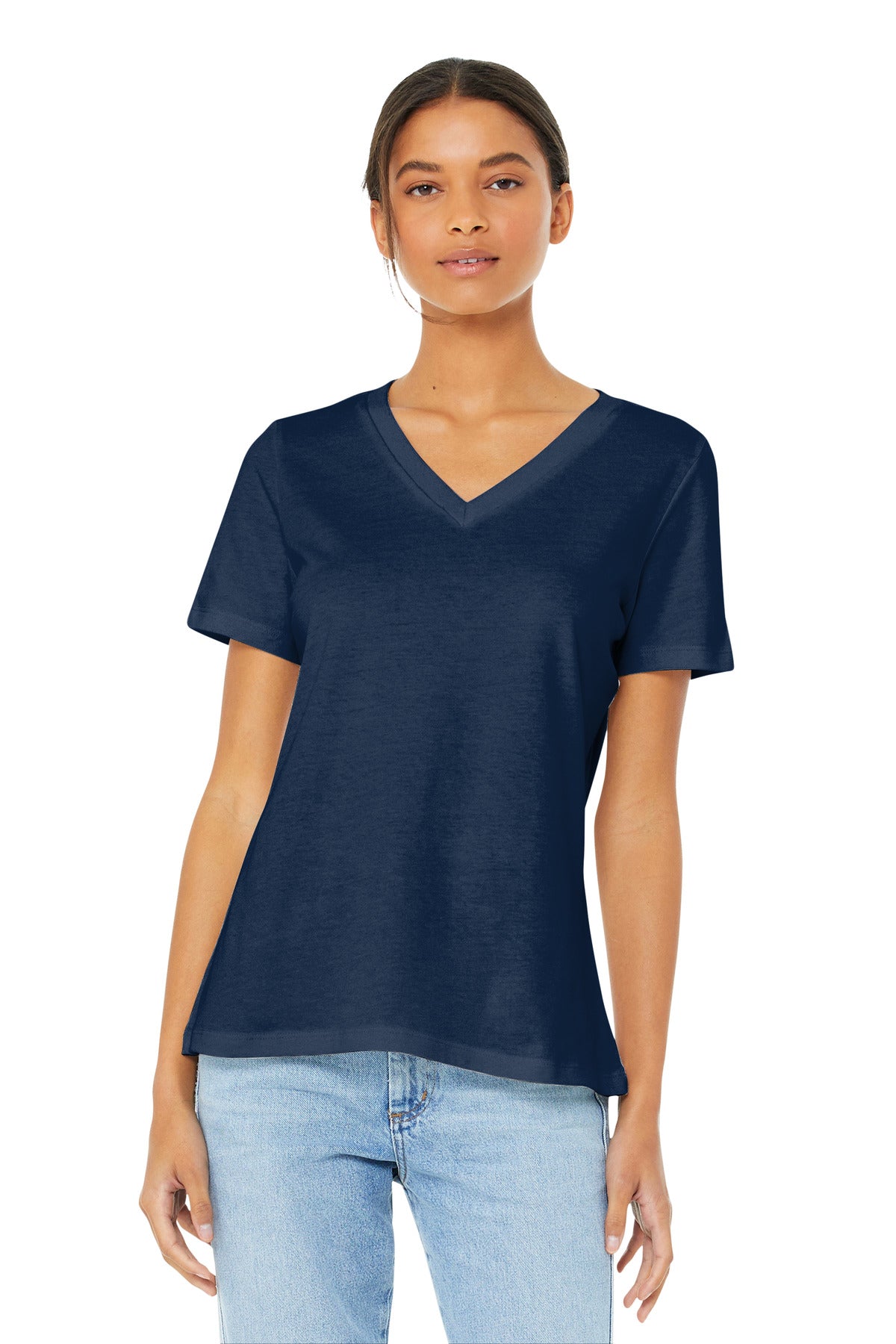 Women's Relaxed Jersey Short Sleeve V-Neck Tee