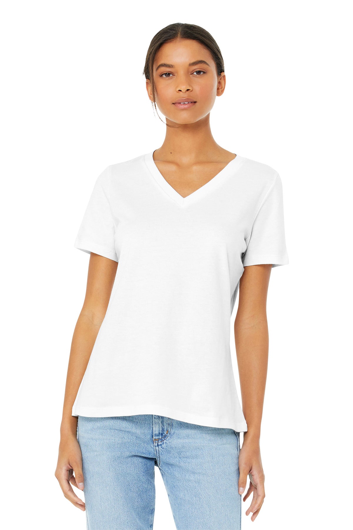 Women's Relaxed Jersey Short Sleeve V-Neck Tee