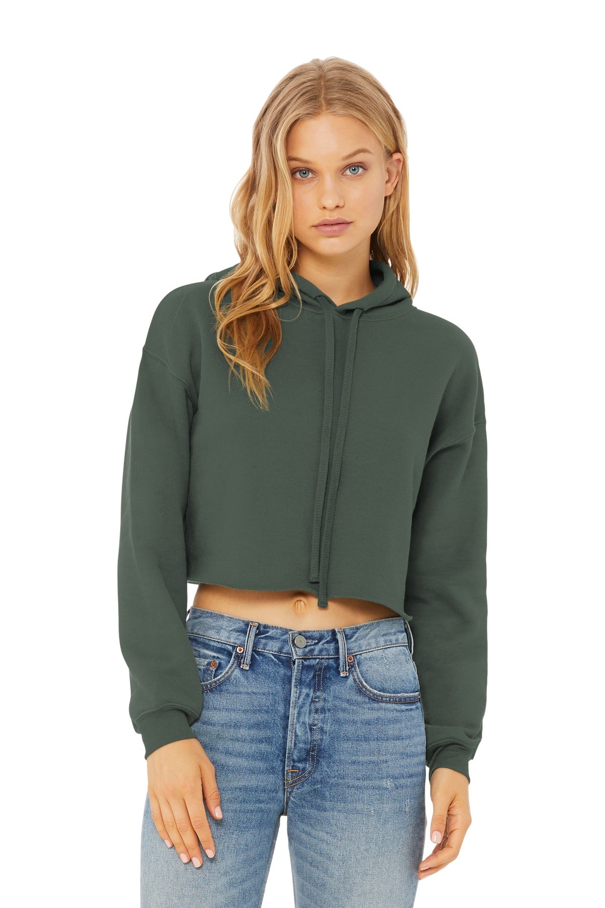 Women's Sponge Fleece Cropped Fleece Hoodie