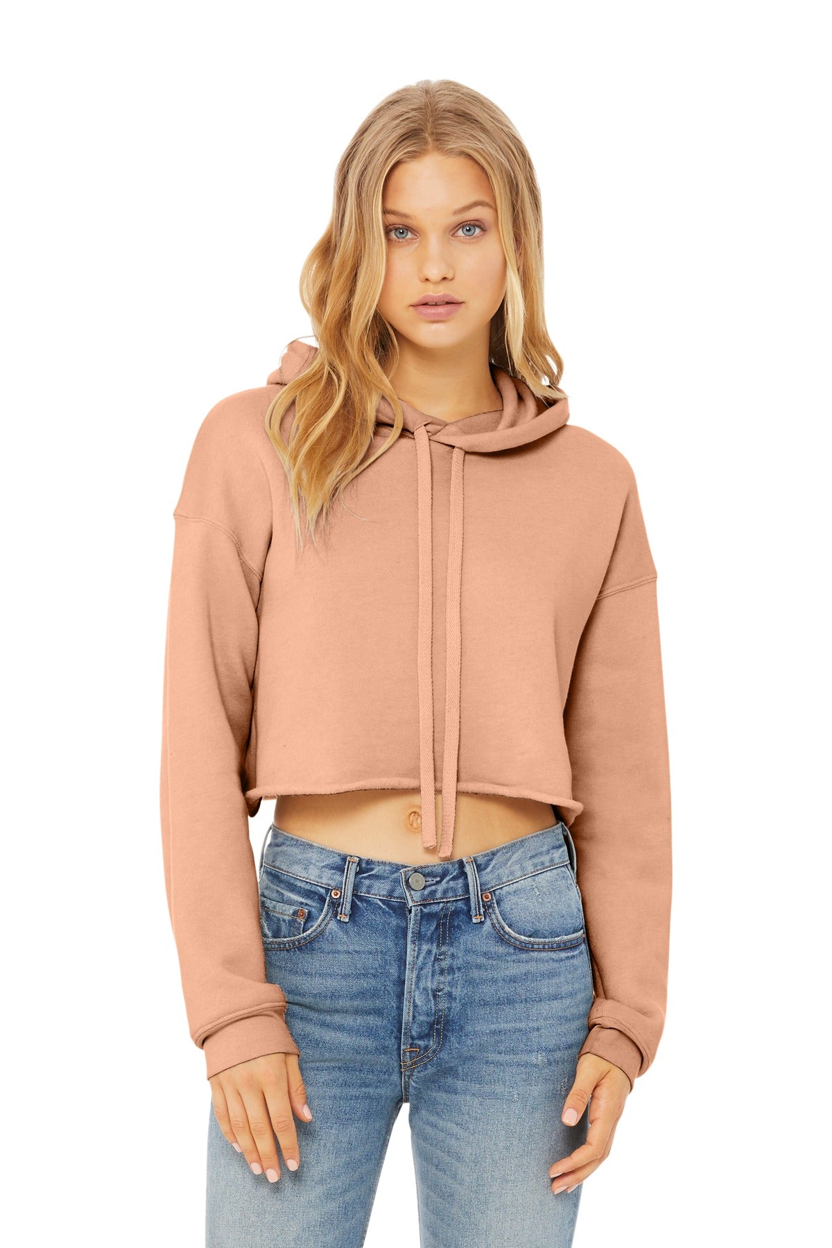 Women's Sponge Fleece Cropped Fleece Hoodie