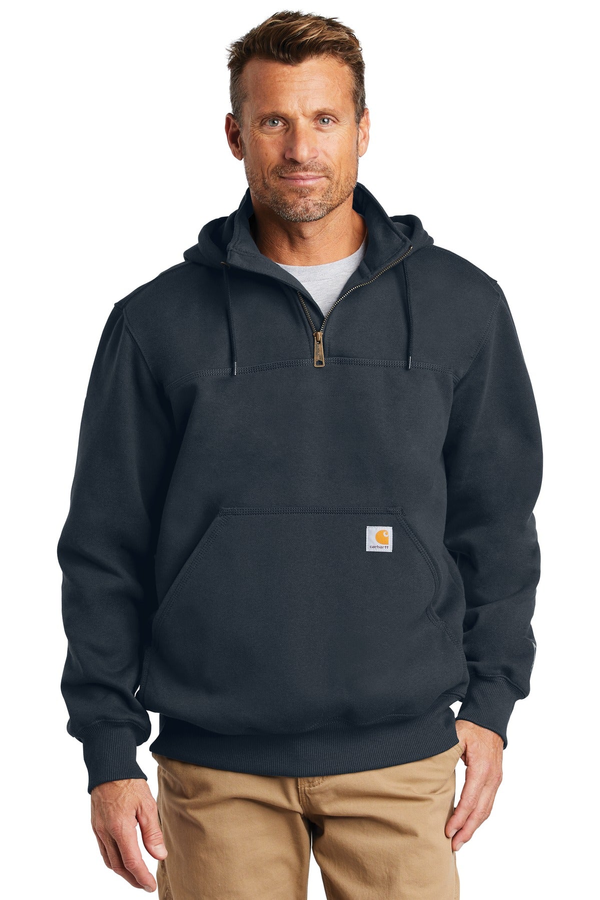 Rain Defender ® Paxton Heavyweight Hooded Zip Mock Sweatshirt