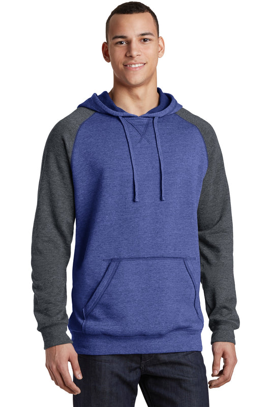 Young Mens Lightweight Fleece Raglan Hoodie