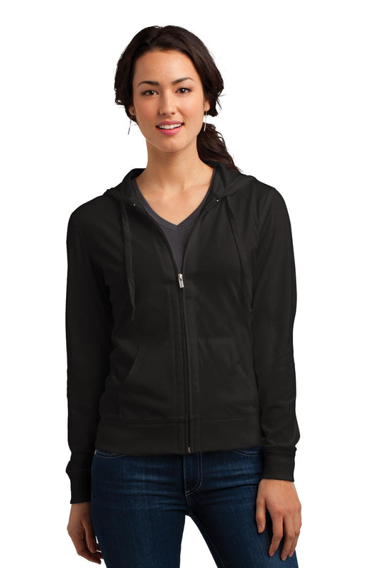 Women's Fitted Jersey Full-Zip Hoodie