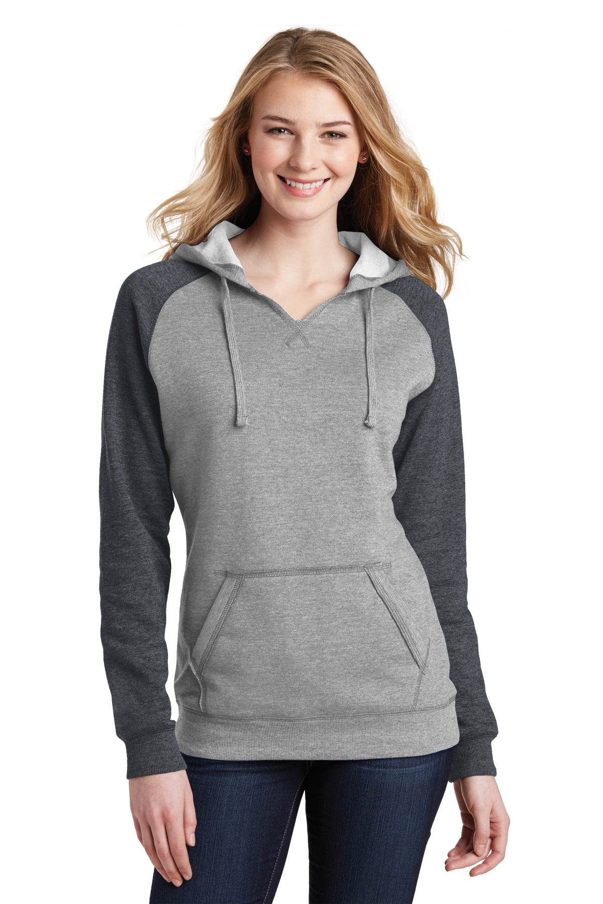 Women's Lightweight Fleece Raglan Hoodie
