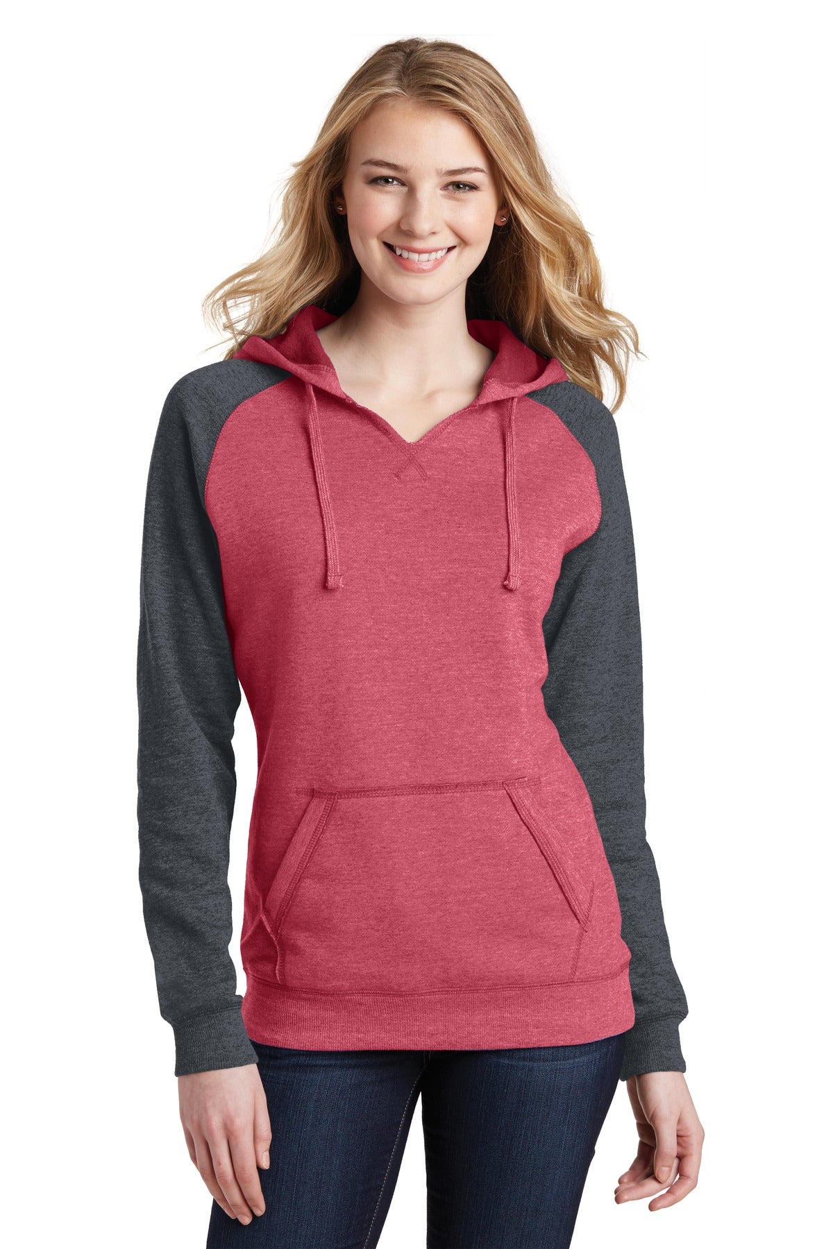 Women's Lightweight Fleece Raglan Hoodie