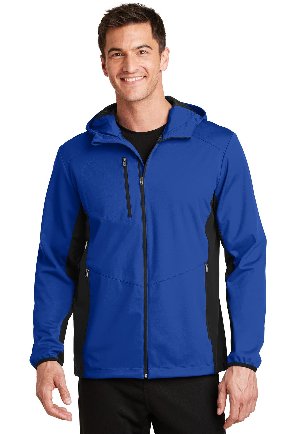 Active Hooded Soft Shell Jacket