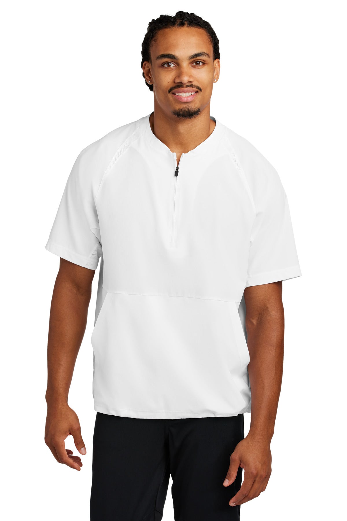 Repeat 1/2-Zip Short Sleeve Jacket