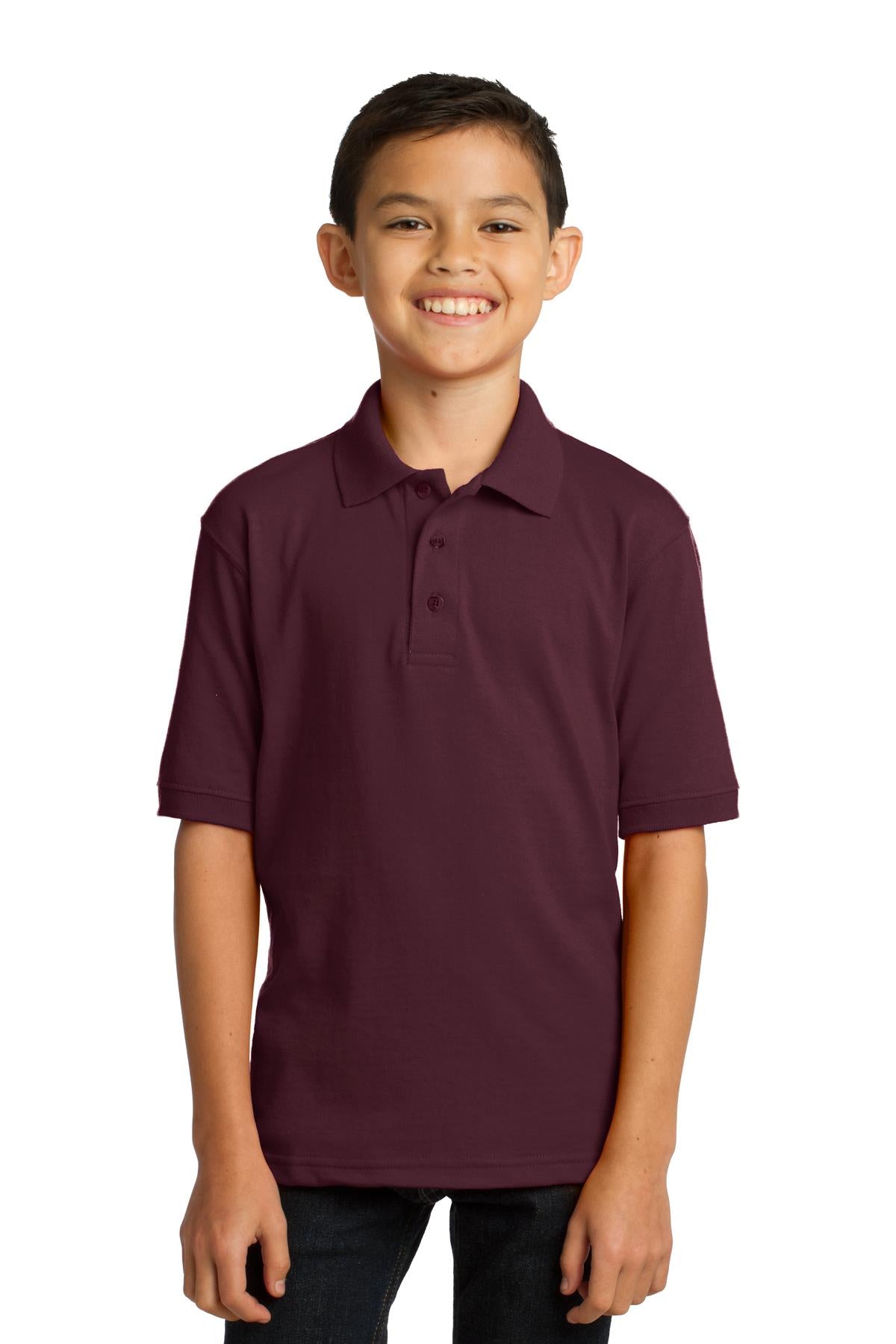 Youth Core Blend Jersey Knit Polo