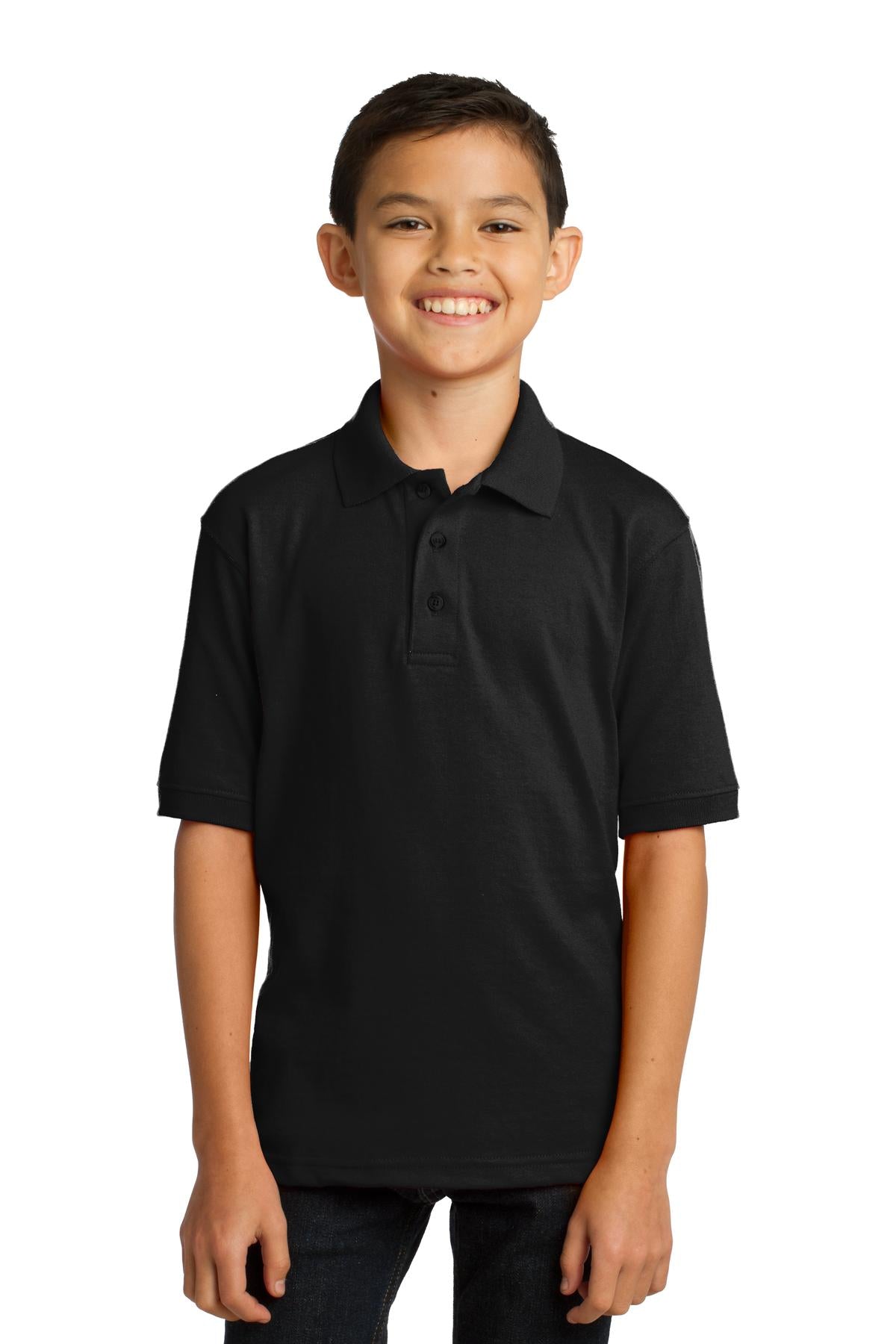 Youth Core Blend Jersey Knit Polo