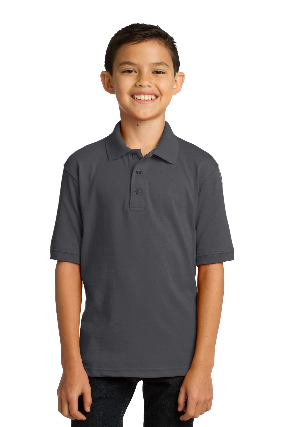 Youth Core Blend Jersey Knit Polo