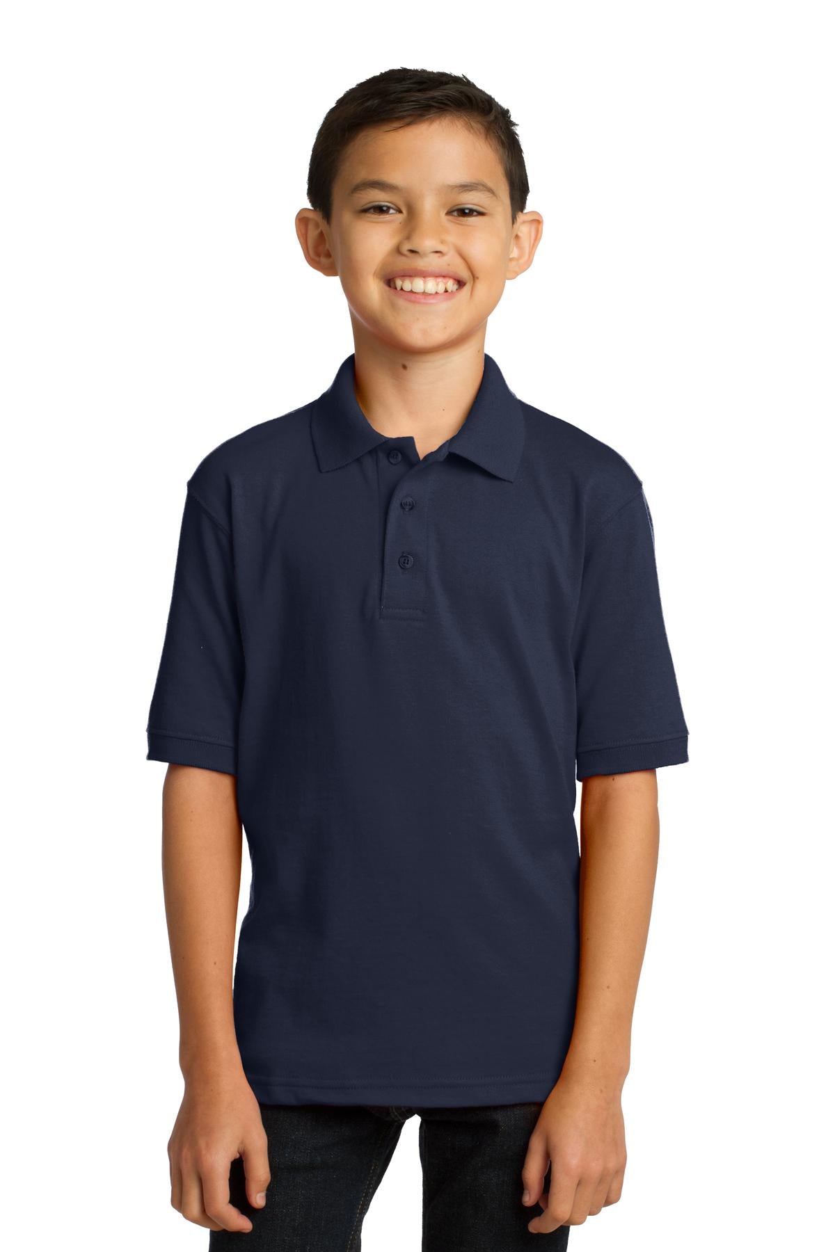 Youth Core Blend Jersey Knit Polo