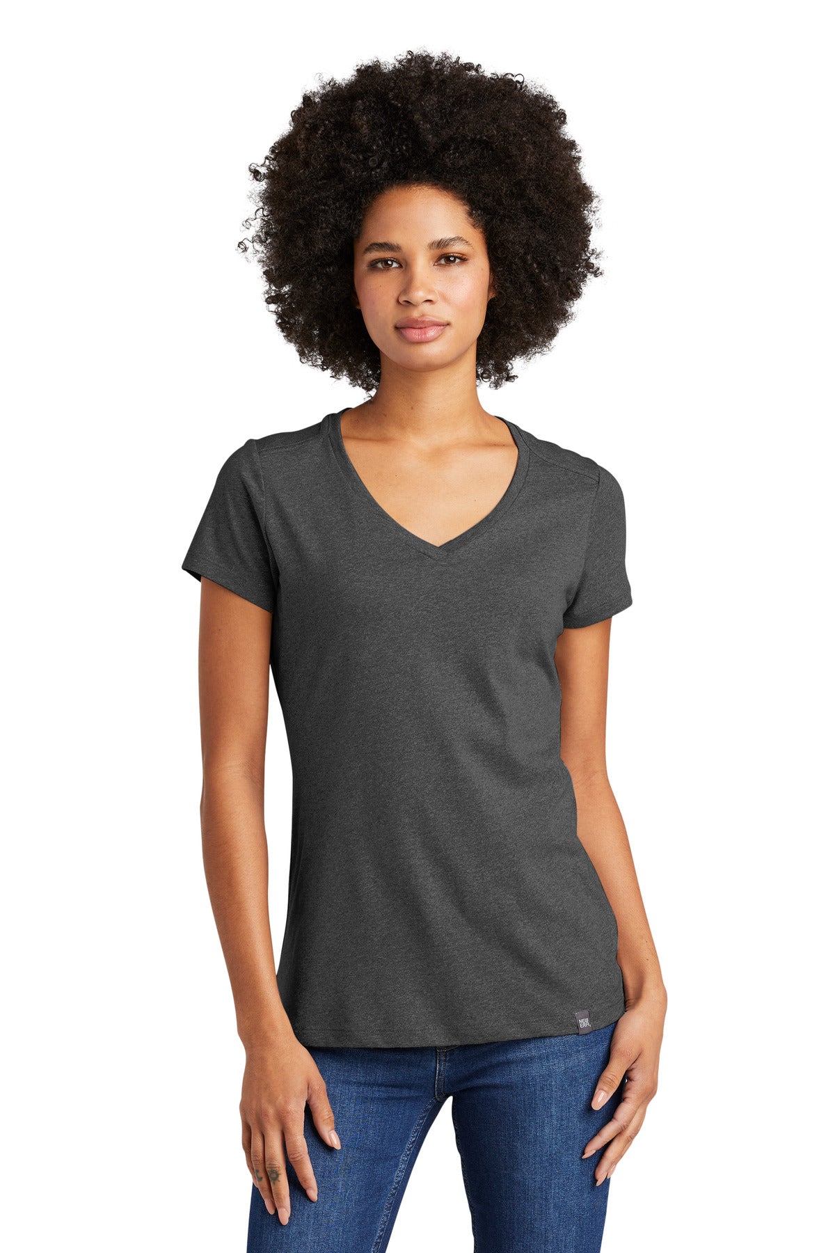 Ladies Heritage Blend V-Neck Tee