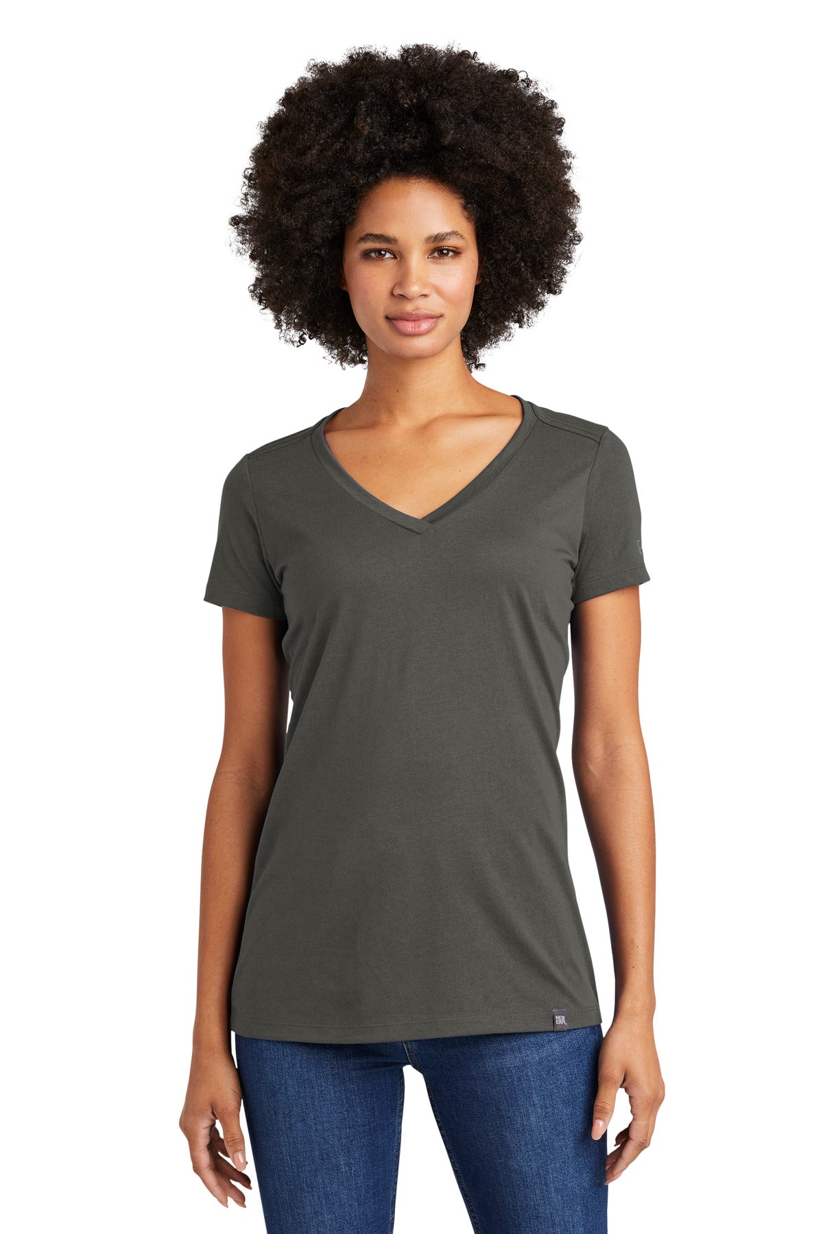 Ladies Heritage Blend V-Neck Tee