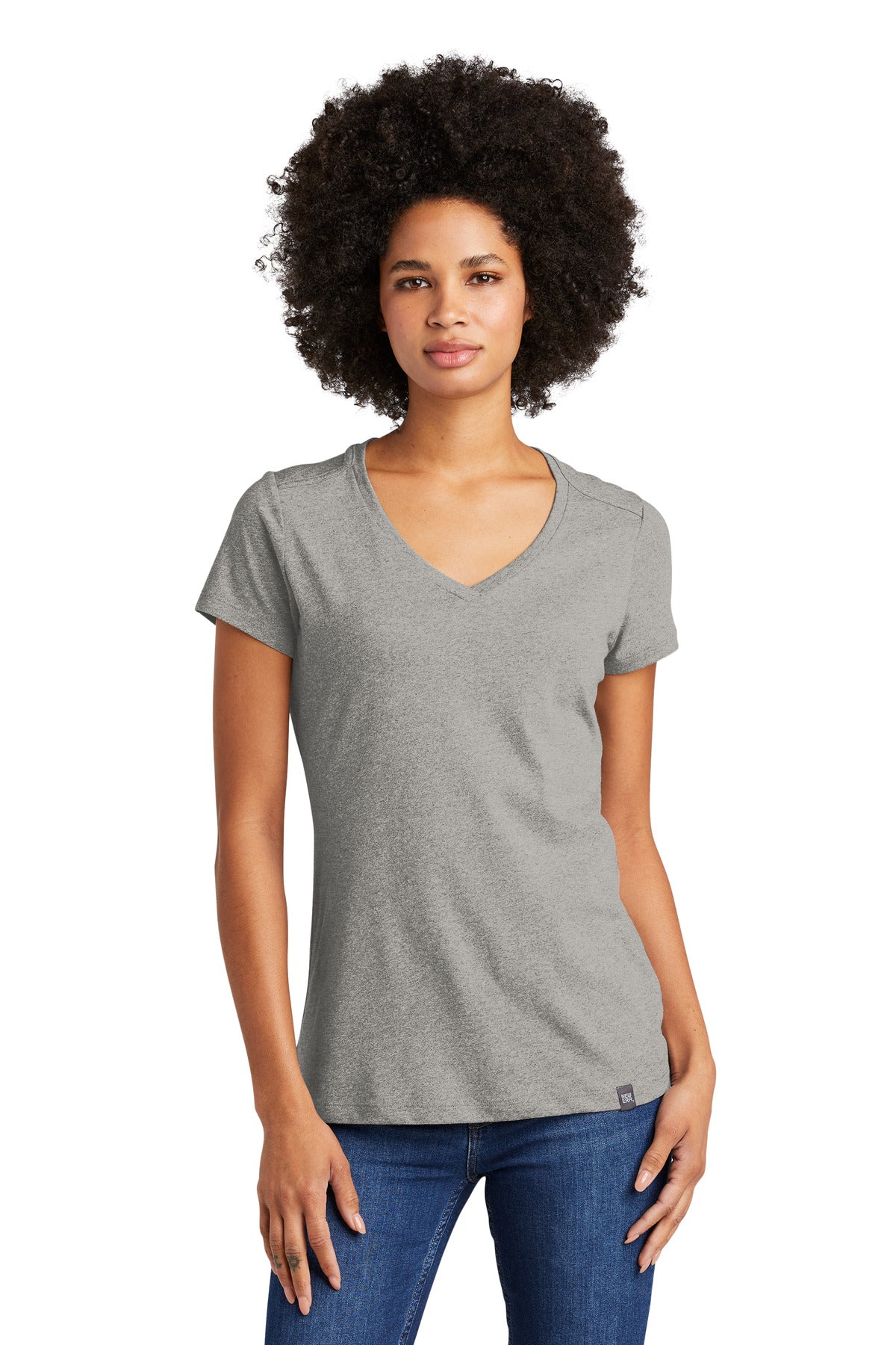 Ladies Heritage Blend V-Neck Tee