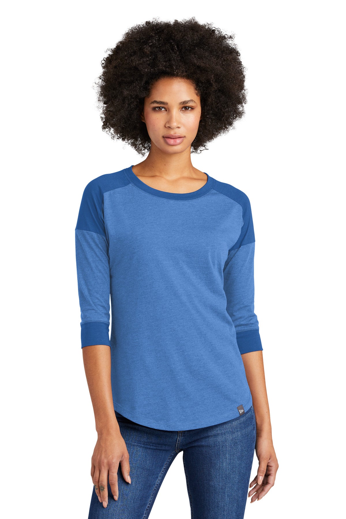 Ladies Heritage Blend 3/4-Sleeve Baseball Raglan Tee