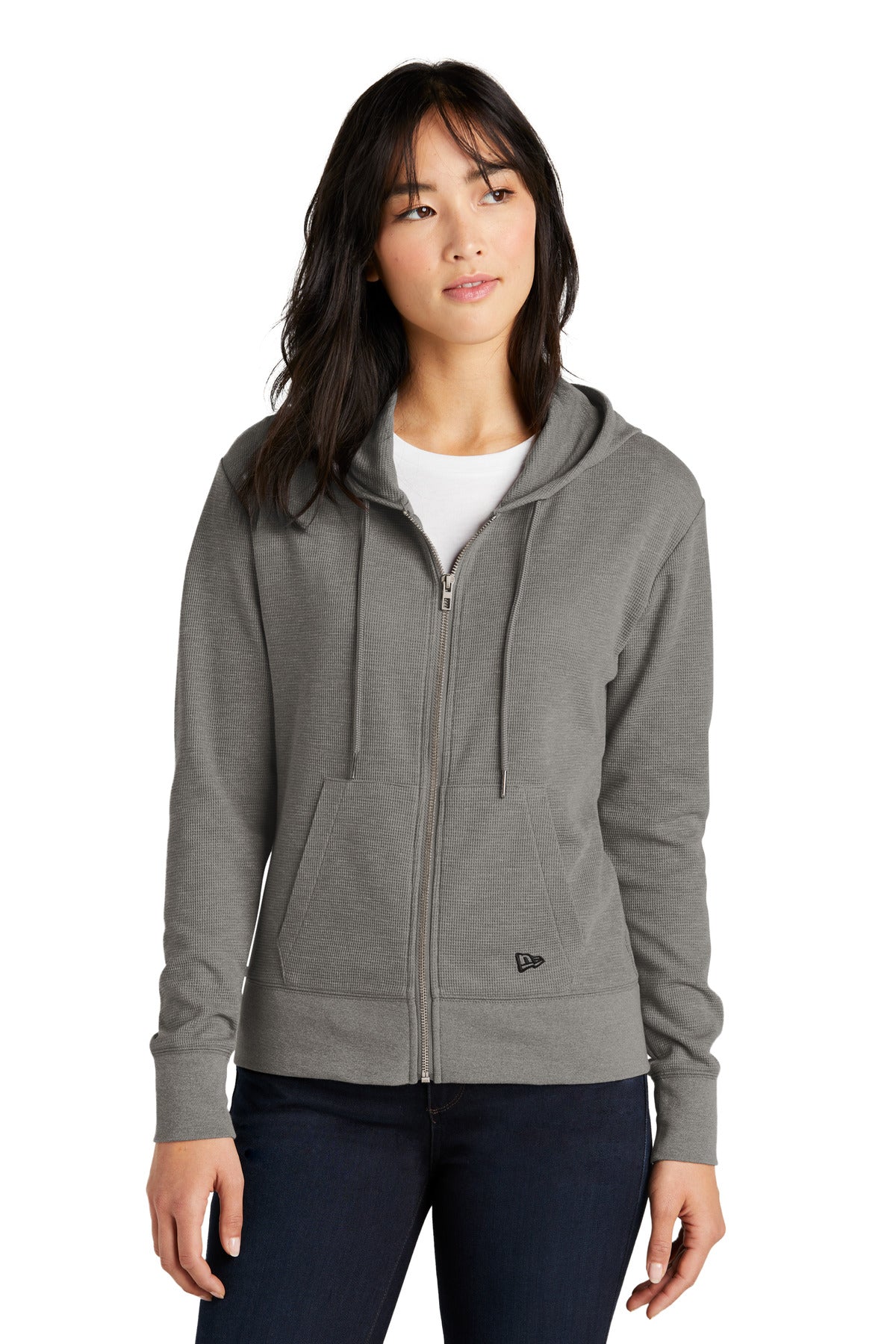 New Era® Ladies Thermal Full-Zip Hoodie