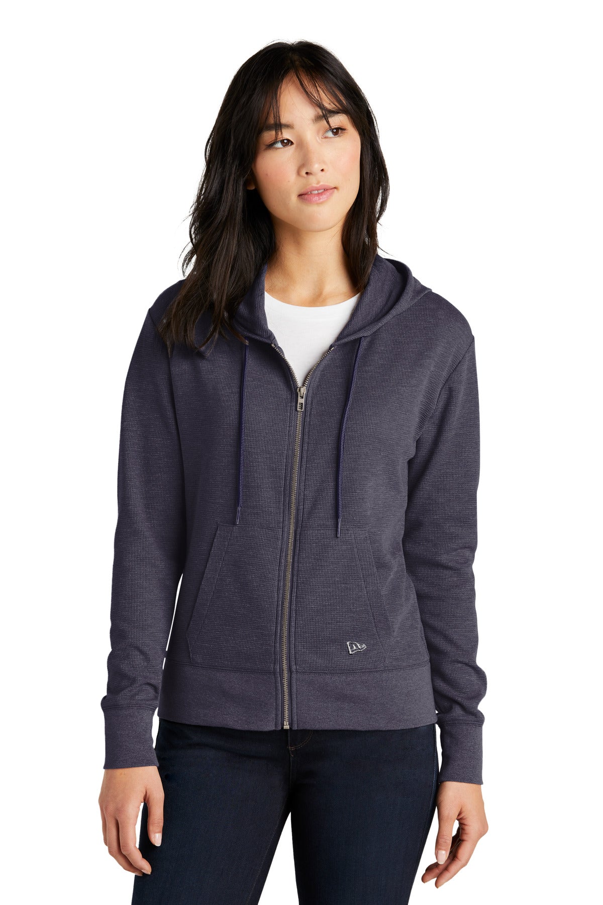 New Era® Ladies Thermal Full-Zip Hoodie