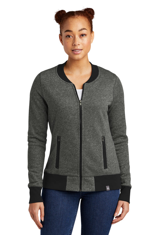 Ladies French Terry Baseball Full-Zip
