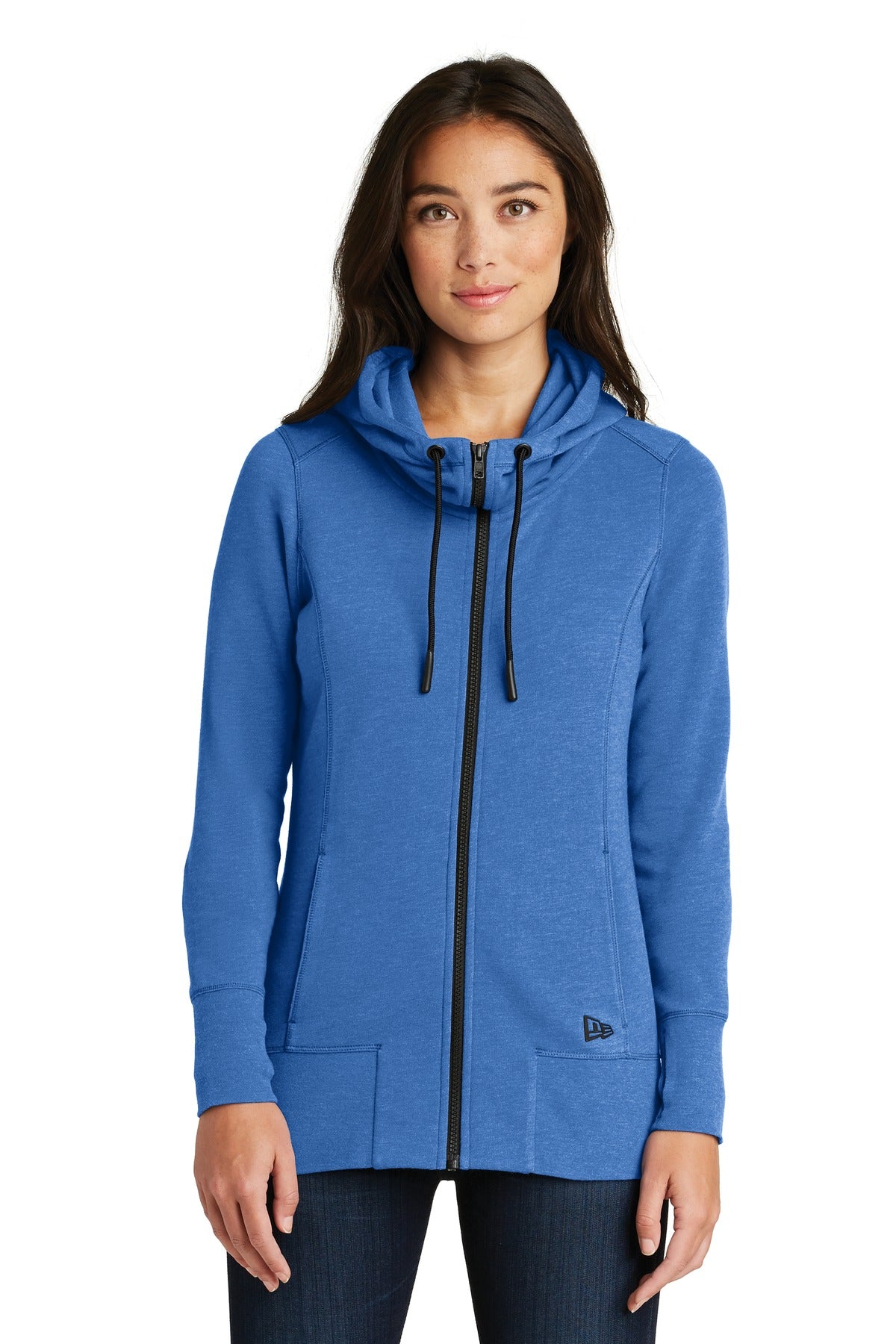 Ladies Tri-Blend Fleece Full-Zip Hoodie
