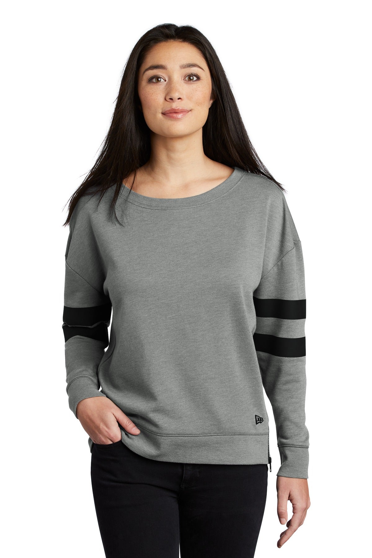 Ladies Tri-Blend Fleece Varsity Crew