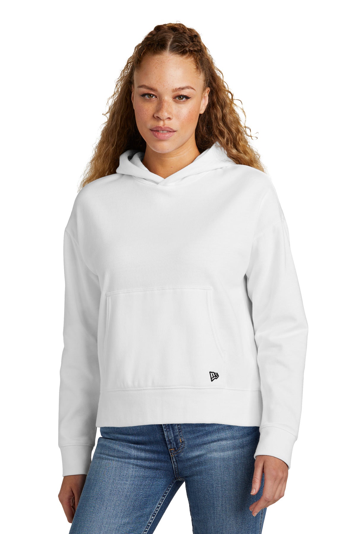 New Era® Ladies Comeback Fleece Pullover Hoodie