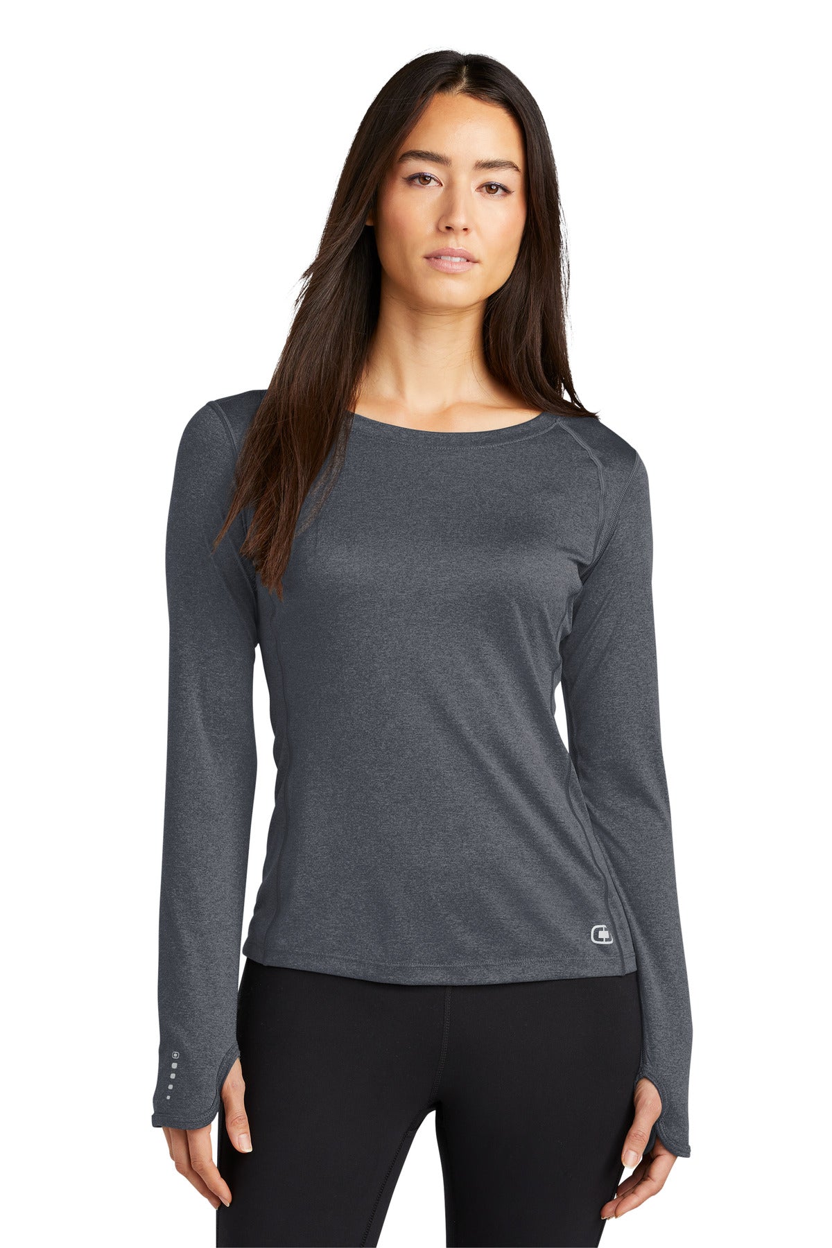 Ladies Long Sleeve Pulse Crew