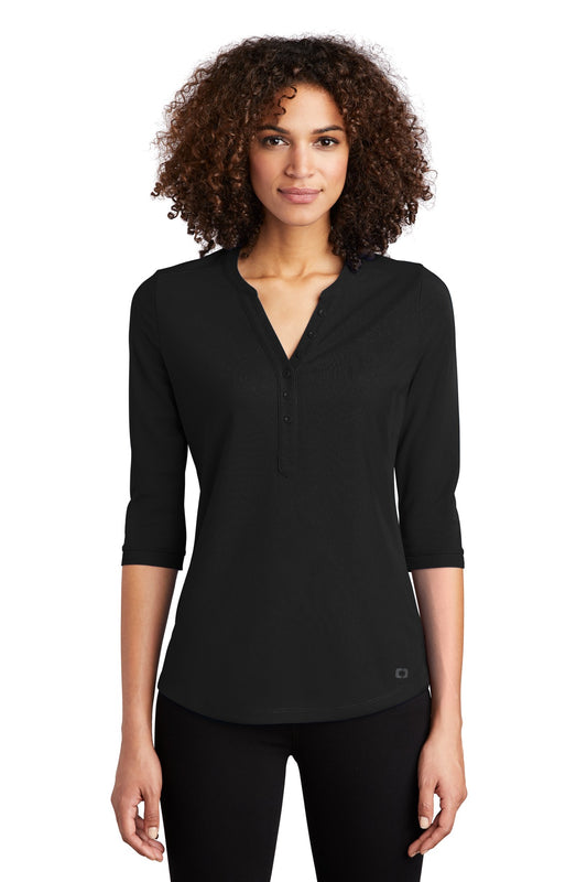 Ladies Jewel Henley