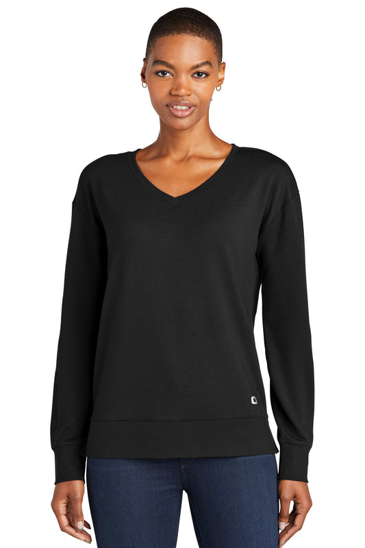 Ladies Luuma Flex Long Sleeve V-Neck
