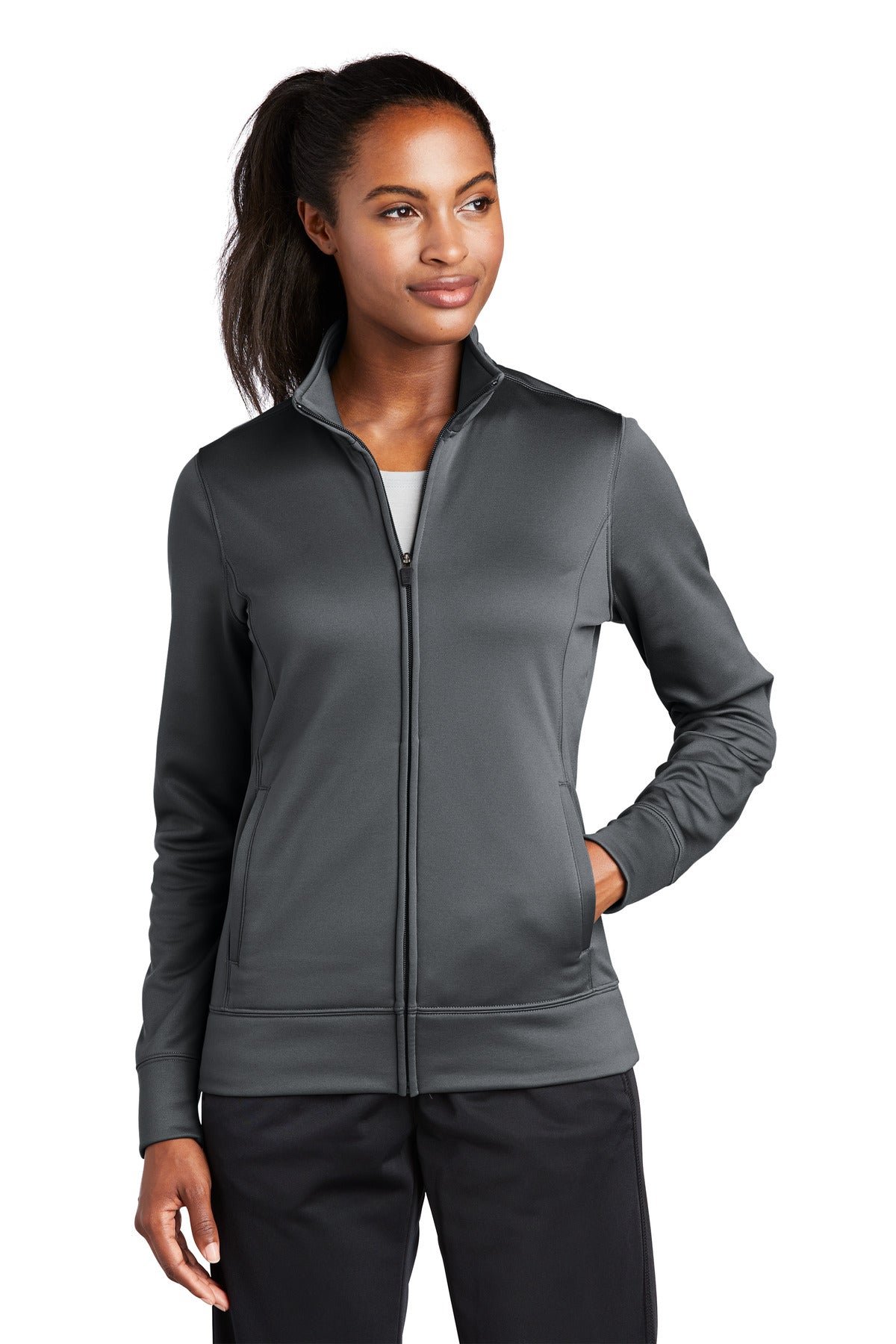 Ladies Sport-Wick® Fleece Full-Zip Jacket