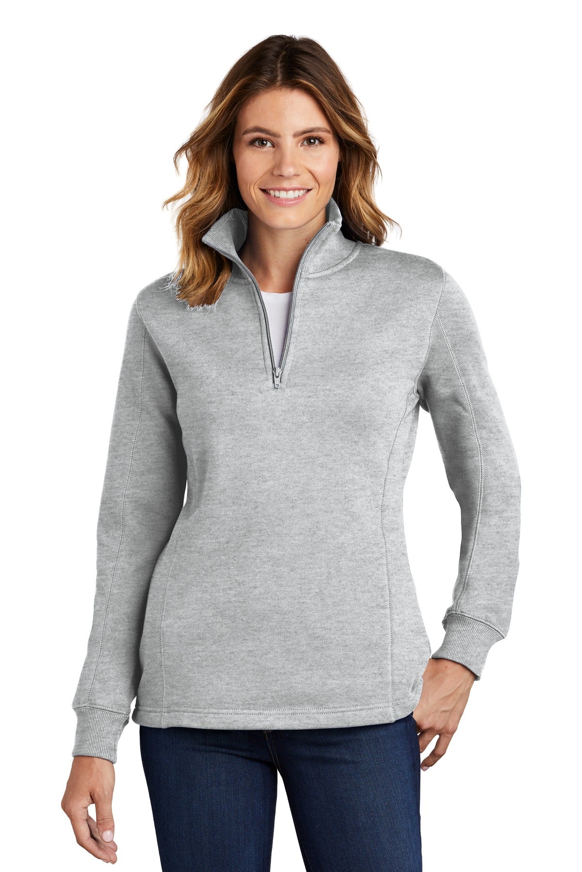 Ladies 1/4-Zip Sweatshirt