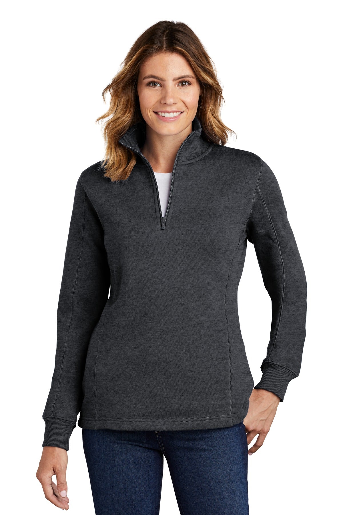 Ladies 1/4-Zip Sweatshirt